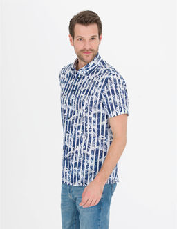 Lacivert Regular Fit K_sa Kollu G_mlek - Pierre cardin фото 3