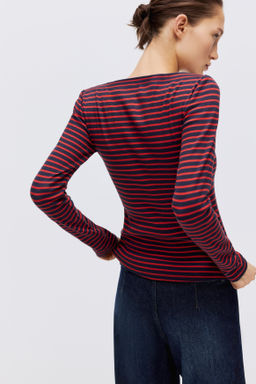 Top de canal? con escote barco - H&m фото 7