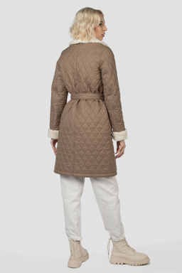 05-2136 Куртка женская зимняя (пояс) - El podio фото 3