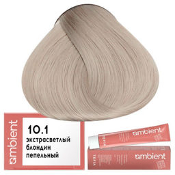 10.1 Экстра светлый блондин пепельный AMBIENT, стойкая крем-краска 60 мл - Tefia фото 2