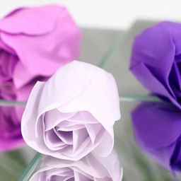 Мыльные розы, фиолетовые оттенки, набор 12 шт. - SB BEAUTY фото 3