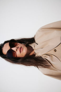 Capa estilo gabardina con fular - H&m фото 7
