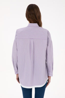 Kad_n Mor _izgili Uzun Kollu G_mlek - U.s. polo assn фото 5