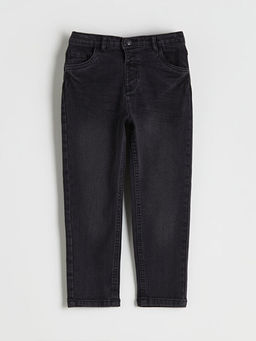 Beli Lastikli Slim Fit Erkek ?ocuk Jean Pantolon