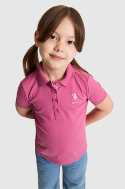 K_z _ocuk Fu_ya Polo Yaka Basic Ti__rt