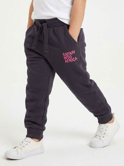 Брюки для девочки UD 6736 антрацит