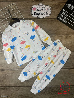 Пижама для девочки с рисунком
