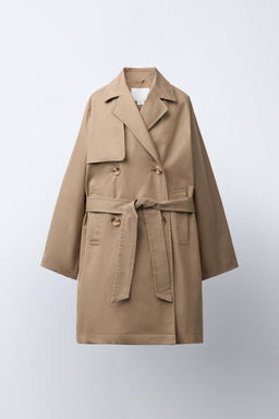 LONG TRENCH COAT WITH BELT