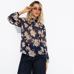 Блуза полупрозрачная, Драма в деталях (сказка) - Charutti фото 6