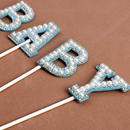 Топпер Малыш, в наборе 4 штуки, цвет голубой - Страна карнавалия фото 4