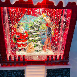 Новогодний декор стекло - Новогодний дом 20 см (арт. 9181-4) в ассортименте - Ип лебедев о.ю фото 17