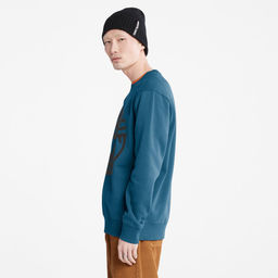 Толстовка Timberland Sweatshirt Kenneber Tree Logo Crew Neck Regular черная  фото 4