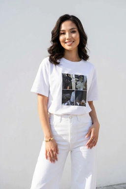 K13398 Футболка OVER SIZE БЕЛЫЙ