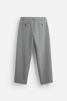 TEXTURED STRAIGHT-LEG TROUSERS - Zara фото 6