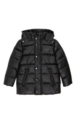 Черное пальто для мальчика Неожиданная скидка в корзине