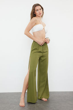 Haki Dokuma Y?rtmacl? Plaj Pantolon TBESS24PL00013