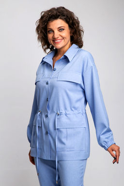 Костюм Liona Style 946 голубой  фото 3