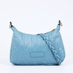 Сумка кросс-боди на молнии, цвет голубой - Simaland фото 2