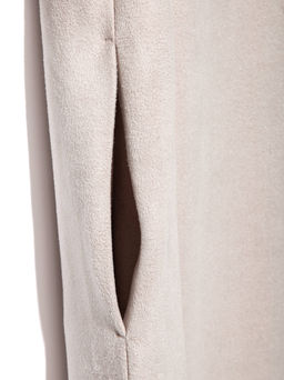 CONTE Стильное платье из искусственной замши с карманами 838 beige beige