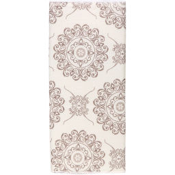 Цена за 2 шт. Коврик для сушки посуды 38*50см "Цветочный узор" бежевый