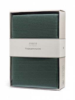 Пододеяльник сатин-страйп 145x210 зеленый сатин - Denastia фото 5