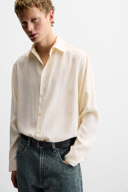 FLOWING MODAL BLEND SHIRT - Zara фото 23