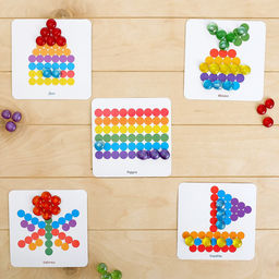 Марблс: игра с камешками Собери по образцу, в пакете - Iq-zabiaka фото 2