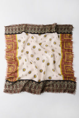 PRINTED COTTON SCARF - Zara фото 4