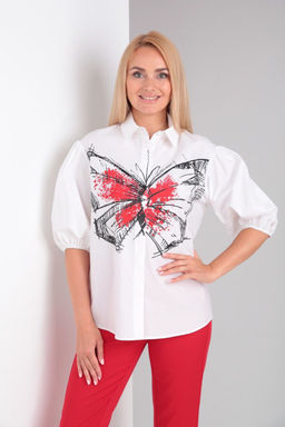 Костюм Gamma & Gracia 578 белый красный бабочка  фото 2