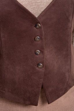 Жилет 1159 коричневый - Novita фото 5