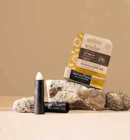 Бальзам для губ увлажняющий бабассу / олива с ароматом лимона и эвкалипта, 4 г, Botavikos