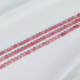 Бусины для украшений из мадагаскаоского Розового кварца 39 см