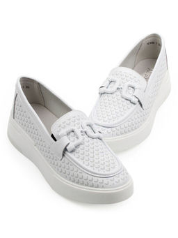 06-YC139-1 WHITE Туфли женские (натуральная кожа)