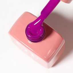 Гель лак для ногтей, однотонный, трехфазный, 10 мл, LED/UV, фиолетовый (230)