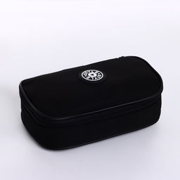 Косметичка-пенал на молнии, на подкладке, Style, чёрная