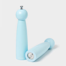 Набор мельниц для специй Доляна Облако, 2 шт., 27 см, голубой фото 4