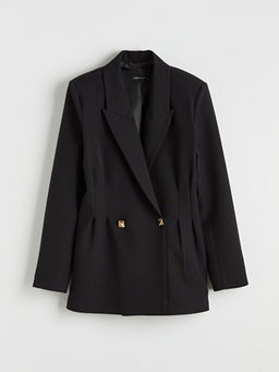 Kruvaze Yaka Kad?n Blazer Ceket