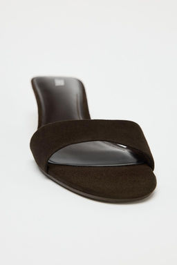 SUEDE WEDGE SANDALS - Zara фото 5