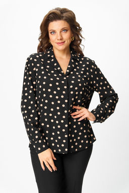 Блуза Svetlana Style 2173 черный+горох