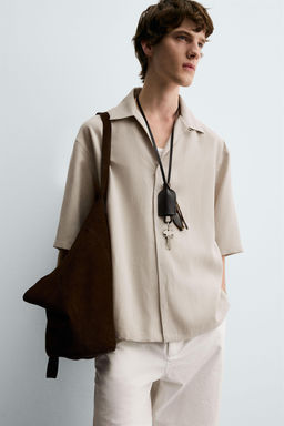 RELAXED FIT FLOWING SHIRT - Zara фото 5
