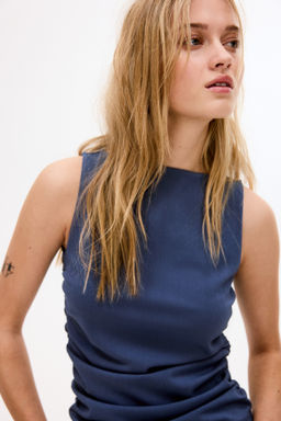 Top fruncido en punto - H&m фото 3