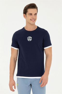 Мужская темно-синяя футболка