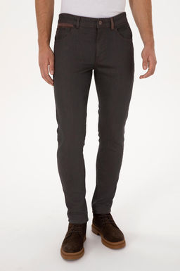 Erkek Kahverengi Slim Fit Jean Pantolon - U.s. polo assn фото 8