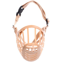 Цена за 2 шт. Намордник гуманный из гибкого пластика "Мой Бро", цвет светло - бежевый, №6 (лейбл)