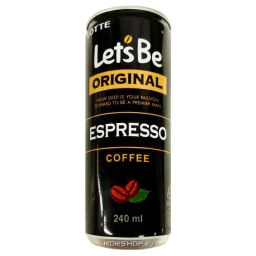 Кофейный напиток Летс Би Эспрессо (Lets Be Espresso), Lotte 240 мл