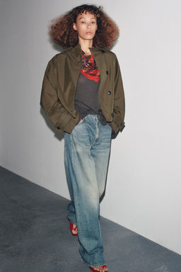 ZW COLLECTION WATER-REPELLENT TRENCH COAT