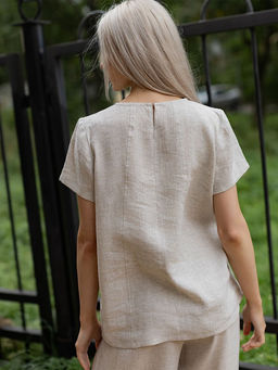 Блузка лен вискоза