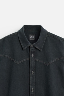 WESTERN DENIM SHIRT - Zara фото 9