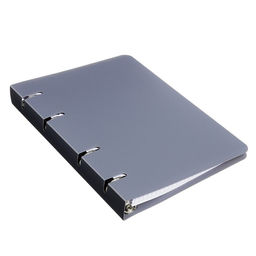 Тетрадь на кольцах, в клетку, 120 листов Серая, пластиковая обложка, блок офсет - Calligrata фото 4