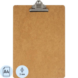 Папка-планшет Attache A4 HDF 230х326 бабочка  фото 2